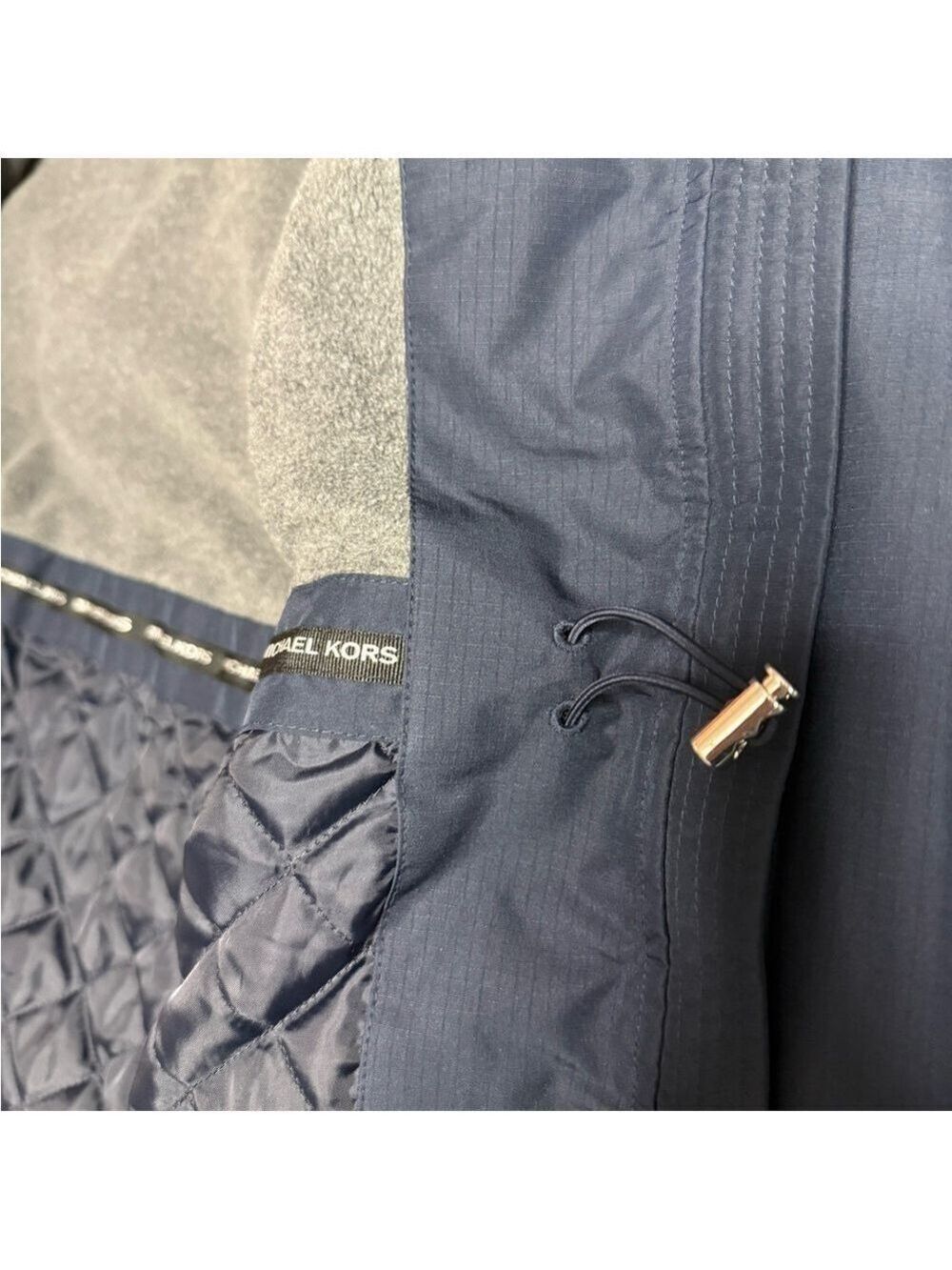 Michael Michael Kors Women’s Navy Blue Parka Raincoat Jacket. Size M - Picture 6 of 7
